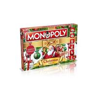 Winning Moves Christmas Monopoly Board Game, Play as Rudolph, Snowman or Santa and trade your way to success, Perfect Christmas decoration by the tree, for ages 8 and up