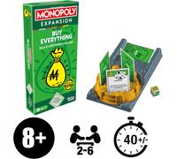 Monopoly Expansion, Everything Is For Sale (Classic Monopoly Game Required to Play) - French Version, Ages 8+