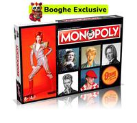 Winning Moves David Bowie Monopoly Board Game, Advance to Heroes, Diamond Dogs, Aladdin Sane and Hunky Dory, build stages and stadiums and bankrupt your fellow Kooks, gift for players aged 8 plus