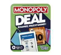 Monopoly Deal Card Game in Metal Box | From 8 Years | 2 to 5 Players | 15 Min. | Family Game for Kids, Teens and Adults I Travel Game | French Version