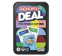 Monopoly Deal FIFA World Cup 2026 Edition Game - Officially Licensed FIFA World Cup Football Card Game for Children - Ages 8+ - 2 to 5 Players - 15 Mins