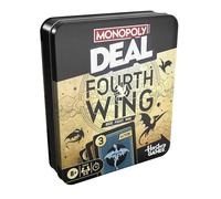 Monopoly Deal Fourth Wing Edition Game in Collectible Tin Box | Officially Licensed Card Game Inspired by the Empyrean Series | 2-5 Players I Ages 8+