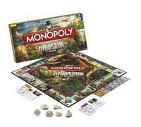 Monopoly: Dinosaurs Edition Board Game - Prehistoric Property Trading, Build Your Dino Empire
