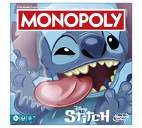 Monopoly: Disney Stitch Board Game, Family Property-Trading Game with Stitch-Themed Tokens, Cards & Locations, Fast to Learn, Fun to Replay, 2-6 Players, Ages 8+, Perfect Christmas Game Night Pick