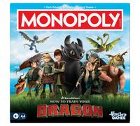 Monopoly DreamWorks How to Train Your Dragon Edition Board Game | Ages 8+ | 2 to 4 Players | 45 Mins. | Fun Family Games for Kids Teens & Adults