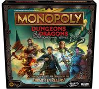 Monopoly Dungeons & Dragons: Honor Among Thieves Game, Inspired by the Movie, D&D Board Game for 2-5 Players