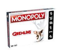 Winning Moves Gremlins Monopoly Board Game, Play with Chrysalis, Gizmo, Boombox and Popcorn, Tour Kingston Falls and invest in Christmas lights and displays, 2-6 player game for ages 8 plus