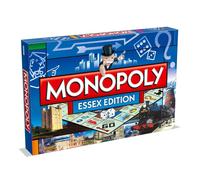 Winning Moves Essex Monopoly Board Game, Advance to Southend Pier, Mountfitchet Castle, Stansted, Chelmsford and trade your way to success, gift for ages 8 plus, Blue