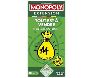 Monopoly Expansion, Everything Is For Sale (Classic Monopoly Game Required to Play) - French Version, Ages 8+