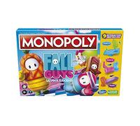 MONOPOLY Fall Guys Ultimate Knockout Edition Board Game for Players Ages 8 and Up, Dodge Interactive Obstacles, Includes Knockout Die