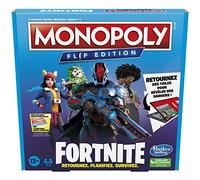 Monopoly Flip Edition: Fortnite, Monopoly Board Game Inspired by the Fortnite Video Game, Board Games for Teens and Adults