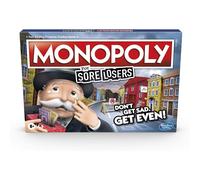 Monopoly for Sore Losers Board Game for Ages 8 and up, the Game Where it Pays to Lose