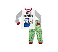 Monopoly Girl's Rule Breaker Pyjama Set | Size: 6-7 Years Monopoly Multicolor 6-7 Years