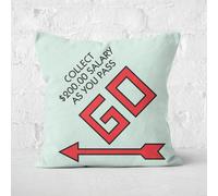 Monopoly Go Square Cushion - 40x40cm - Eco Friendly