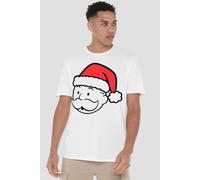 Monopoly Hasbro Santa Hat T-Shirt, White | Size: XL Monopoly White XL