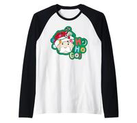 Monopoly Ho Ho Go Christmas Raglan Baseball Tee