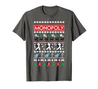 Monopoly Icons Ugly Christmas T-Shirt