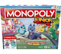 Hasbro Gaming Monopoly Junior, Family Board Game for 4+ Year Old Kids, Strategy Games for 2-6 Players
