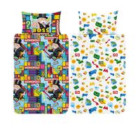 Monopoly Like a Boss Reversible Duvet Set | Size: Single Monopoly Multicolor Single