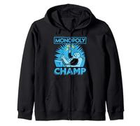 Monopoly Man Champ Money Toss Vintage Logo Zip Hoodie