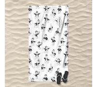Monopoly Man Pattern Beach Towel