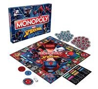 Monopoly Marvel Spider-Man Edition Board Game, Play As A Spider Hero, Fun Game For Kids Ages 8 And Up, Strategy Game For 2-6 Players