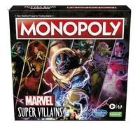 Monopoly Marvel Super Villains Edition Board Game, Ages 8+, Family Strategy Game with 6 Villain Tokens