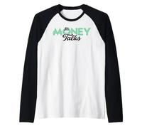 Monopoly Money Talks Raglan Baseball Tee