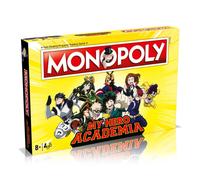 My Hero Academia Monopoly Board Game English Edition, 2-6 players family board game for ages 8 and up