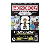 Monopoly Panini Prizm: FIFA World Cup Trading Card Booster Box | Current Stars & Legends | Football Fan Gifts