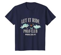 Monopoly Polo Club Retro Board Game Kids T-Shirt
