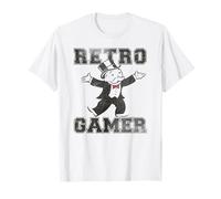 Monopoly Retro Gamer Mr. Monopoly Distressed Style T-Shirt