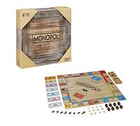 Monopoly Rustic, special wooden edition, the board game classic, Amazon Exclusive (German)