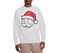 Monopoly Santa Hat Unisex Sweatshirt, White, X-Large