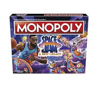 Monopoly: Space Jam: A New Legacy Edition Family Board Game, LeBron James Space Jam 2 Game, for Children Aged 8 and Up