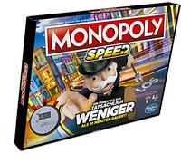 Monopoly Speed Board Game, Monopoly in Less Than 10 Minutes, A Fast Version of the Monopoly Board Game from 8 Years, Game for 2-4 Players