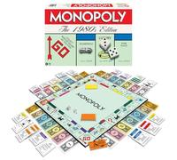 Monopoly The 1980's Edition with Original 1980's Artwork & Components incl. All Classic Tokens, by Winning Moves Games USA, Classic Family Board Game with Classic Tokens, for 2 to 8 Players, Ages 8+