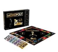 Winning Moves The Godfather Monopoly Board Game, Advance to Johnny Fontane, Kay Adams and Michael Corleone, expand your empire and trade your way to victory, 2-6 player game
