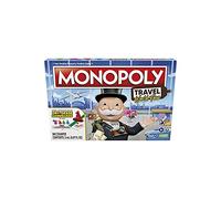 Monopoly World Tour Monopoly Board Game, with Token Stampers and Dry-Erase Gameboard, Board Games for Family Game Night