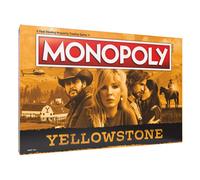 Winning Moves Yellowstone Monopoly Board Game, Advance to Dutton Ranch Main House, Summer Camp and trade your way to success, great gift for ages 16 plus