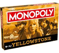 Winning Moves Yellowstone Monopoly Board Game, Advance to Dutton Ranch Main House, Summer Camp and trade your way to success, great gift for ages 16 plus