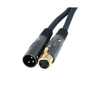 Monoprice 1.5 Foot Premier Series XLR Male To XLR Female 16AWG Cable (Gold Plated) Microphone Interconnect