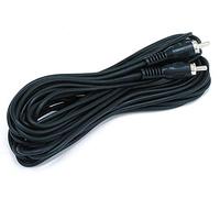 Monoprice 100655 25 ft RCA Plug Male to Male Cable - Black