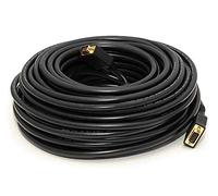 Monoprice 100ft SVGA M/M CL2 Rated Cable w/Ferrites (Gold Plated), Black, 103574