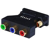 Monoprice 102398 DVI-I Male to 3 RCA Component Adapter with DIP Switch for ATI Video Cards,Gold Plated (102398)