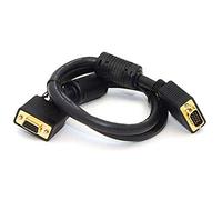 Monoprice 102897 3 ft SVGA Super VGA M/F Monitor Cable with Ferrites
