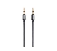Monoprice - 124437 Onyx Series Auxiliary 3.5mm TRRS Audio & Microphone Cable, 1ft Black