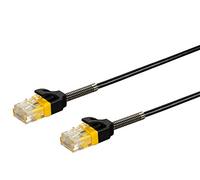 Monoprice 134665 Cat6 Ethernet Patch Cable - 5 Feet - Black | Reinforced, Snagless Rj45 Stranded 550Mhz Utp Pure Bare Copper Wire 30Awg
