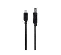 Monoprice 2.0 USB Type-C to USB Type-B Printer Cable - 480 Mbps, to Use with Legacy Printers, Scanners, and Other Devices, 6.6 Feet, Black