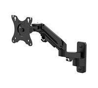 Monoprice 2-Segment Full Articulating Gas Spring Wall Mount For Monitors Up To 27 Inches, Adjustable Corner Friendly - Workstream Collection